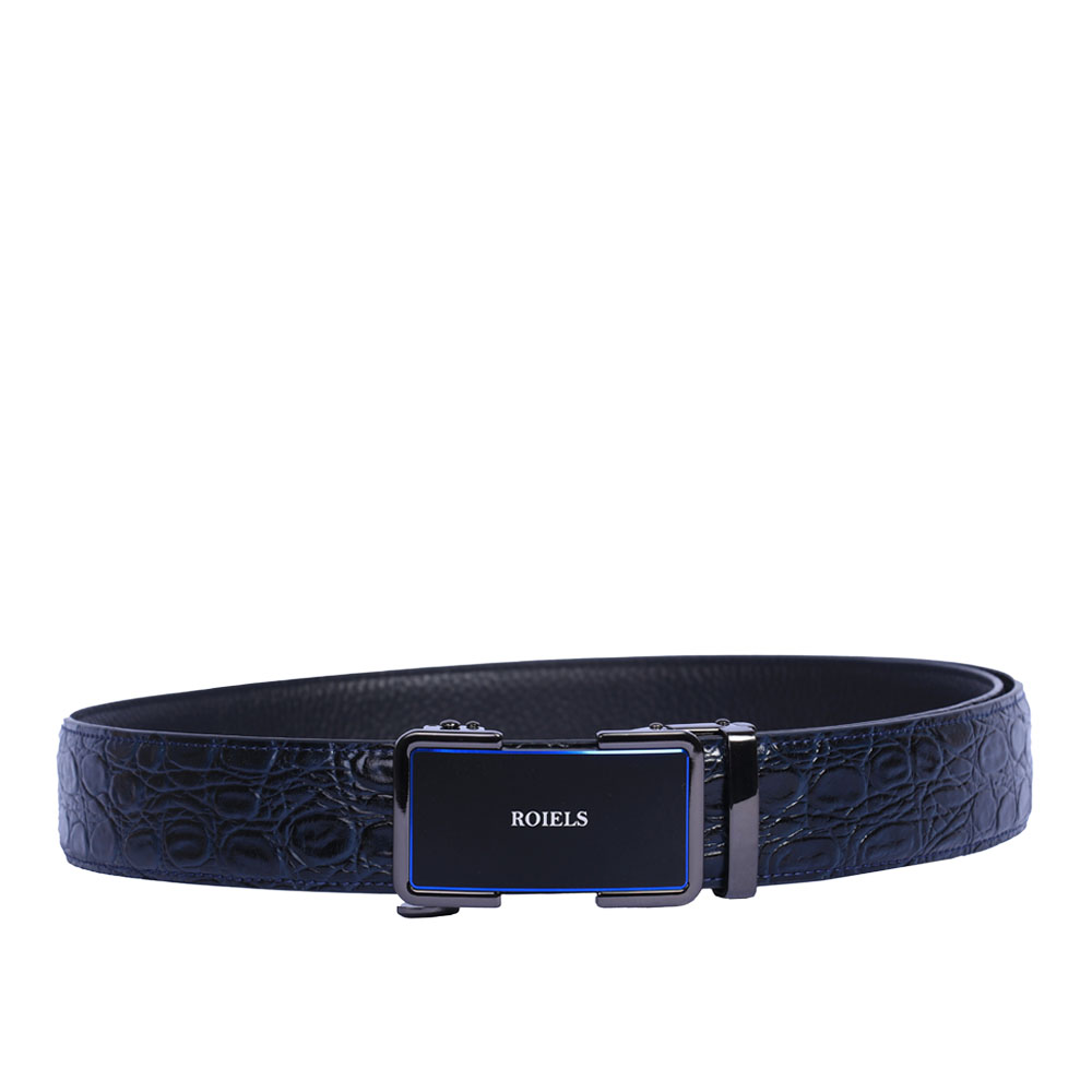 Blue Crocodile Belt